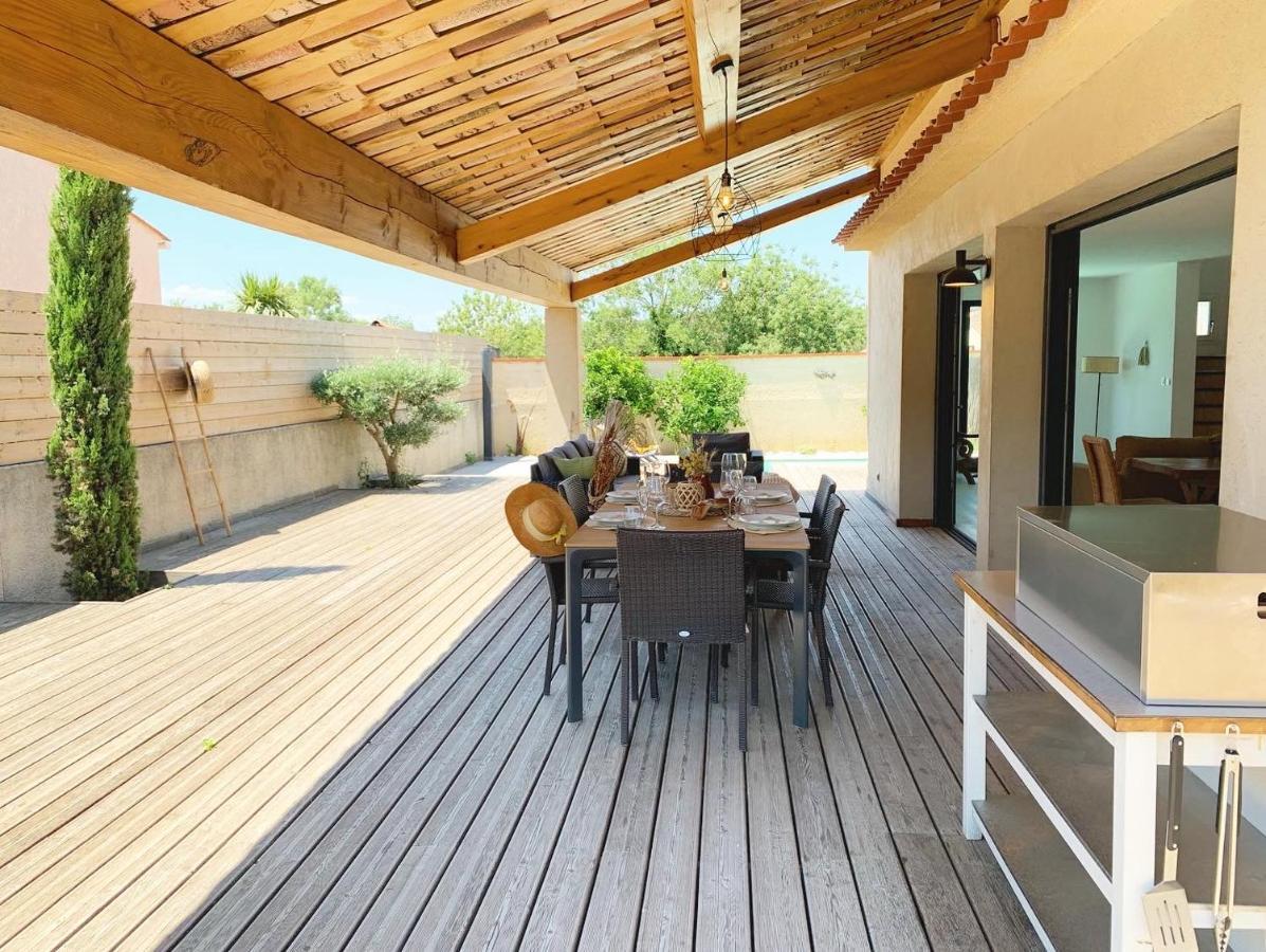 Le Petit Bali Spacieuse Villa Pour 8 Avec Piscine Saint-Cyprien  Esterno foto