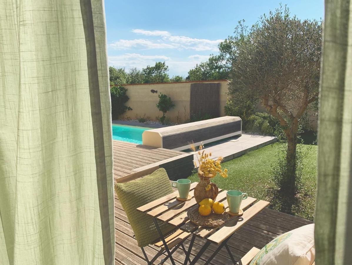 Le Petit Bali Spacieuse Villa Pour 8 Avec Piscine Saint-Cyprien  Esterno foto