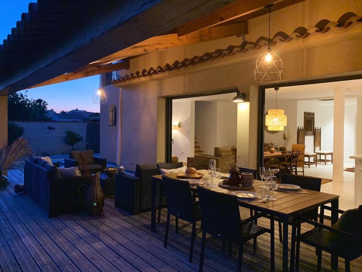 Le Petit Bali Spacieuse Villa Pour 8 Avec Piscine Saint-Cyprien  Esterno foto