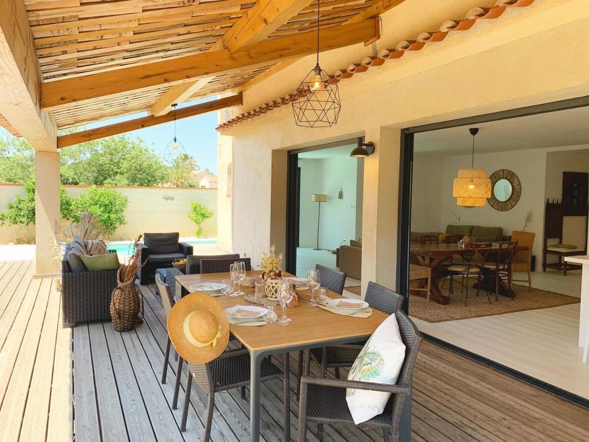 Le Petit Bali Spacieuse Villa Pour 8 Avec Piscine Saint-Cyprien  Esterno foto
