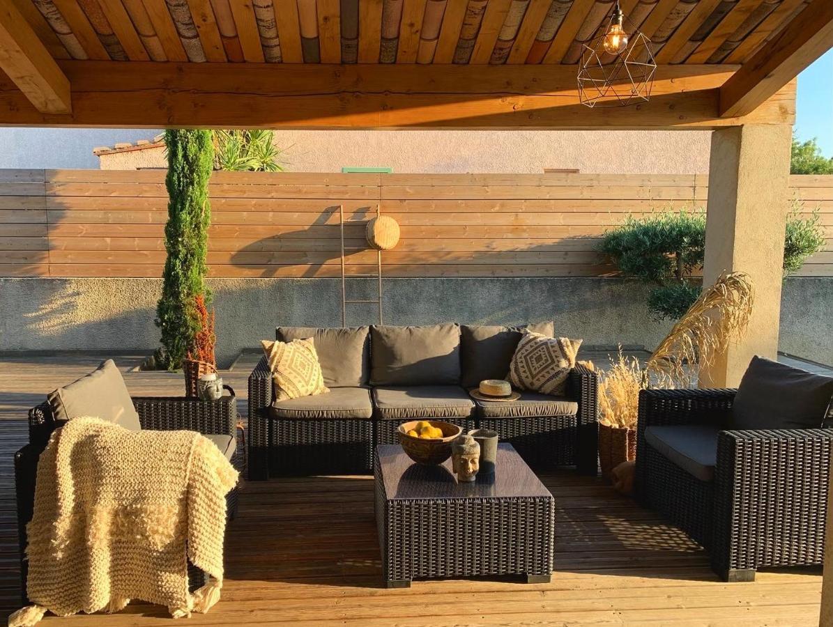 Le Petit Bali Spacieuse Villa Pour 8 Avec Piscine Saint-Cyprien  Esterno foto